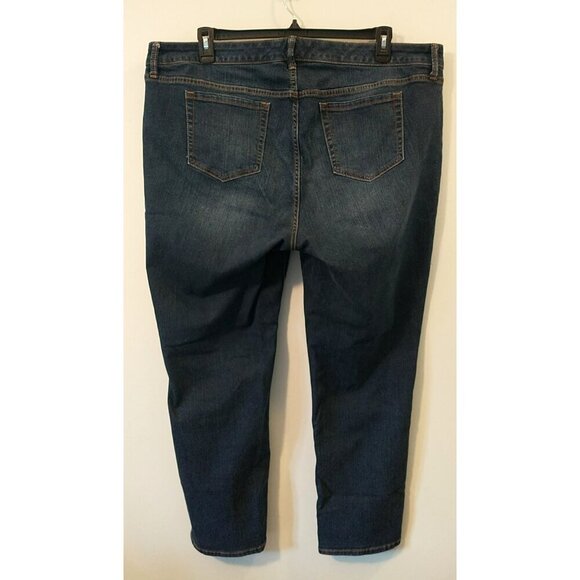 Torrid Women's Jeans Blue Vintage Stretch Boyfriend Straight Pockets - 20R - Picture 4 of 6